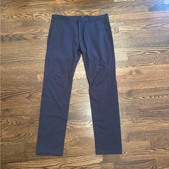 Theory Zaine Pant SW Neoteric Sz 34 Navy - Picture 2 of 5